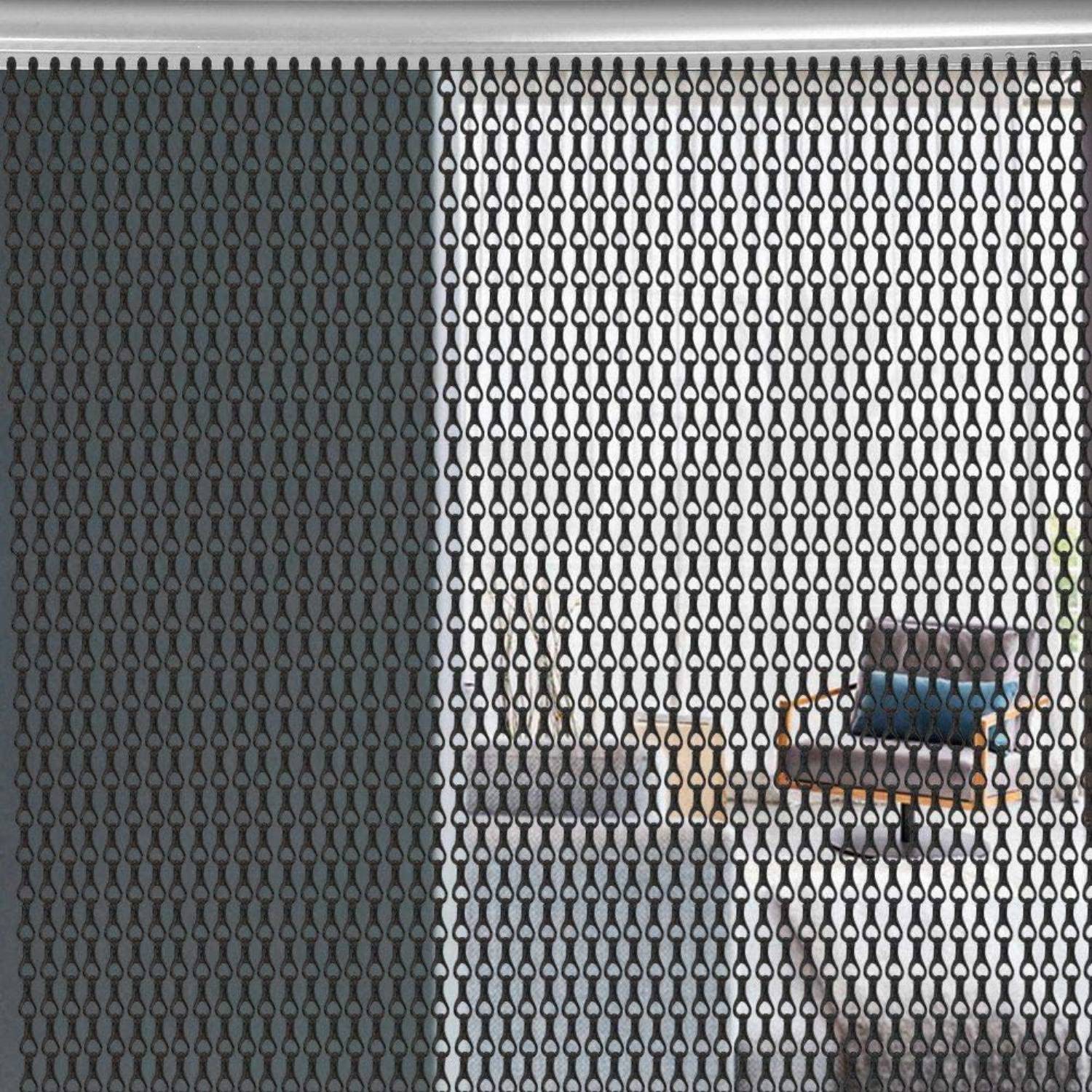 Chain Mail Curtain - Black: image 4