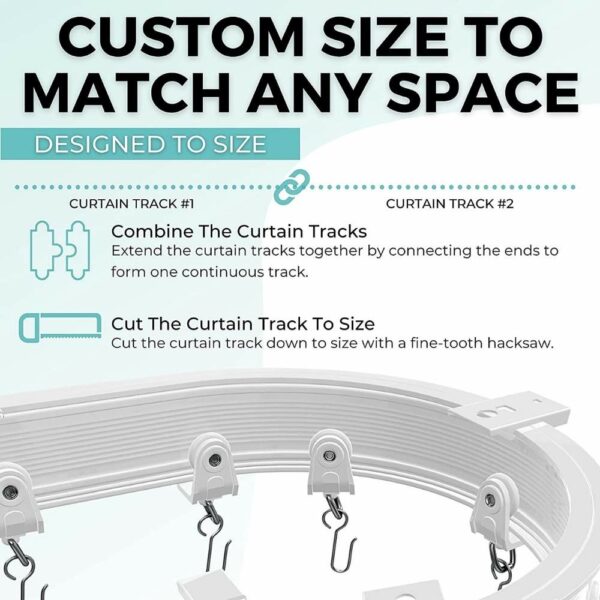 Curved Curtain Track: image 8